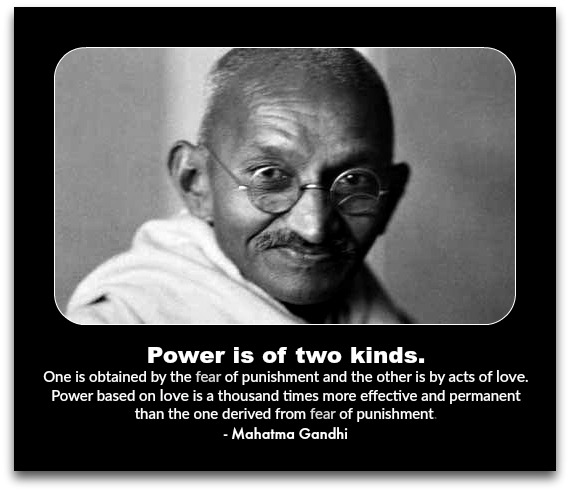 Love Fear Gandhi